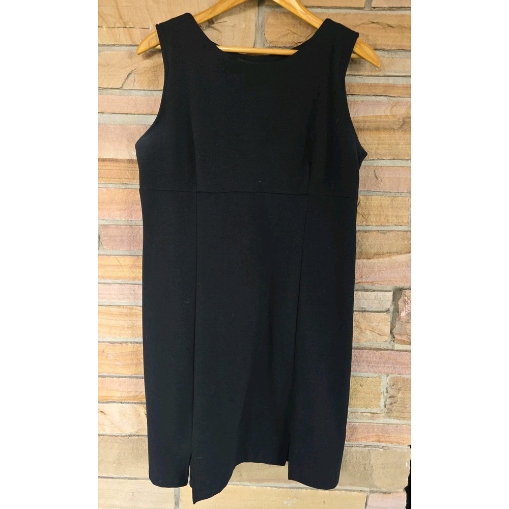 Monroe and Main Sheath Sleeveless Dress Classic Style size 16 Black